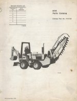 CASE Trencher Tractor Manuals