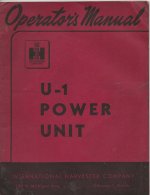 IH Power Unit Operators Manuals
